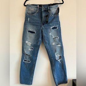 NWT Kut High Rise Rachel Fab AB Mom Jeans size 2